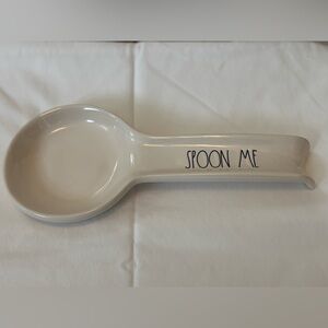 Rae Dunn White Spoon Rest